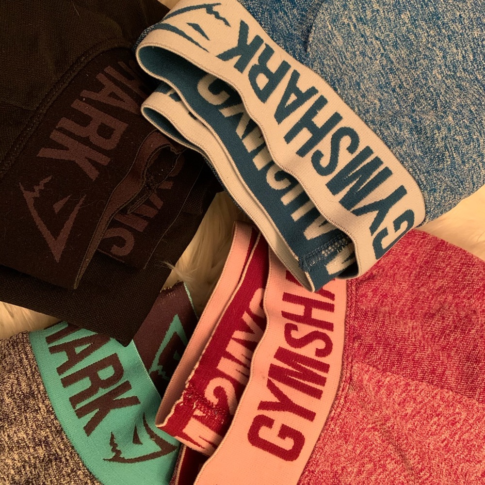 BLUE Gymshark flex leggings